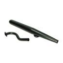 Auspuff RS Zigarre 28mm schwarz
